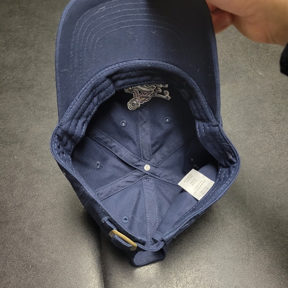 Life is Good Hat One Size Adjustable Blue Skiing Graphic Outdoor Cap - Picture 5 of 7